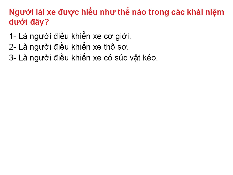 Khái niệm “Khổ giới hạn đường bộ” được hiểu như thế nào là đúng?